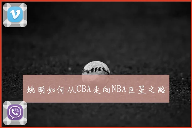 姚明如何从CBA走向NBA巨星之路